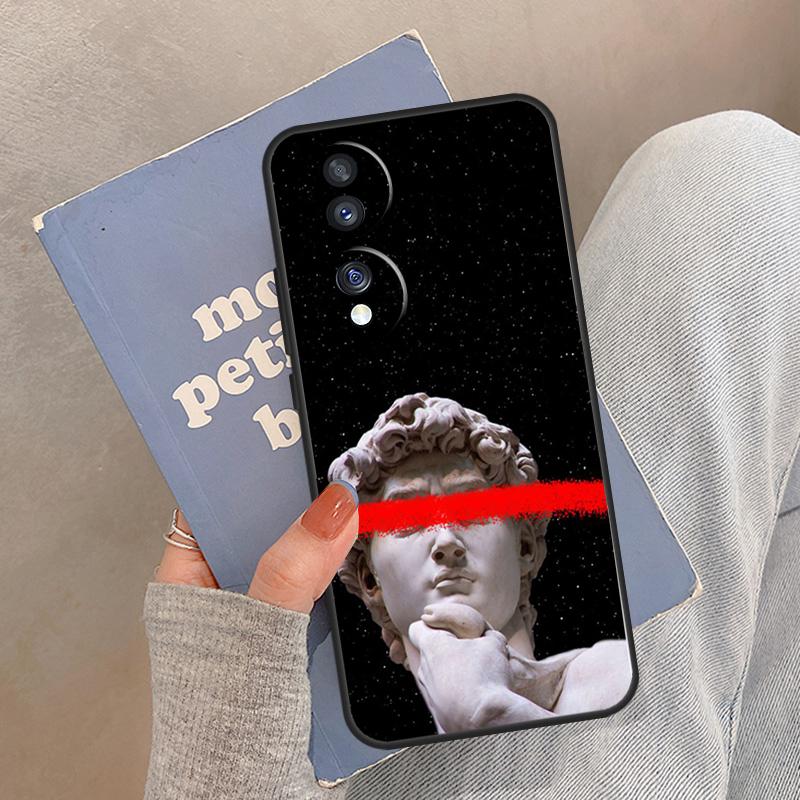 

Greek Aesthetics Plaster statue art Case For Honor Magic 8 Pro 5 6 7 Lite Cover For Honor 400 200 90 70 50 X8a X8b X9a X9b X9c Honor Magic7 Pro