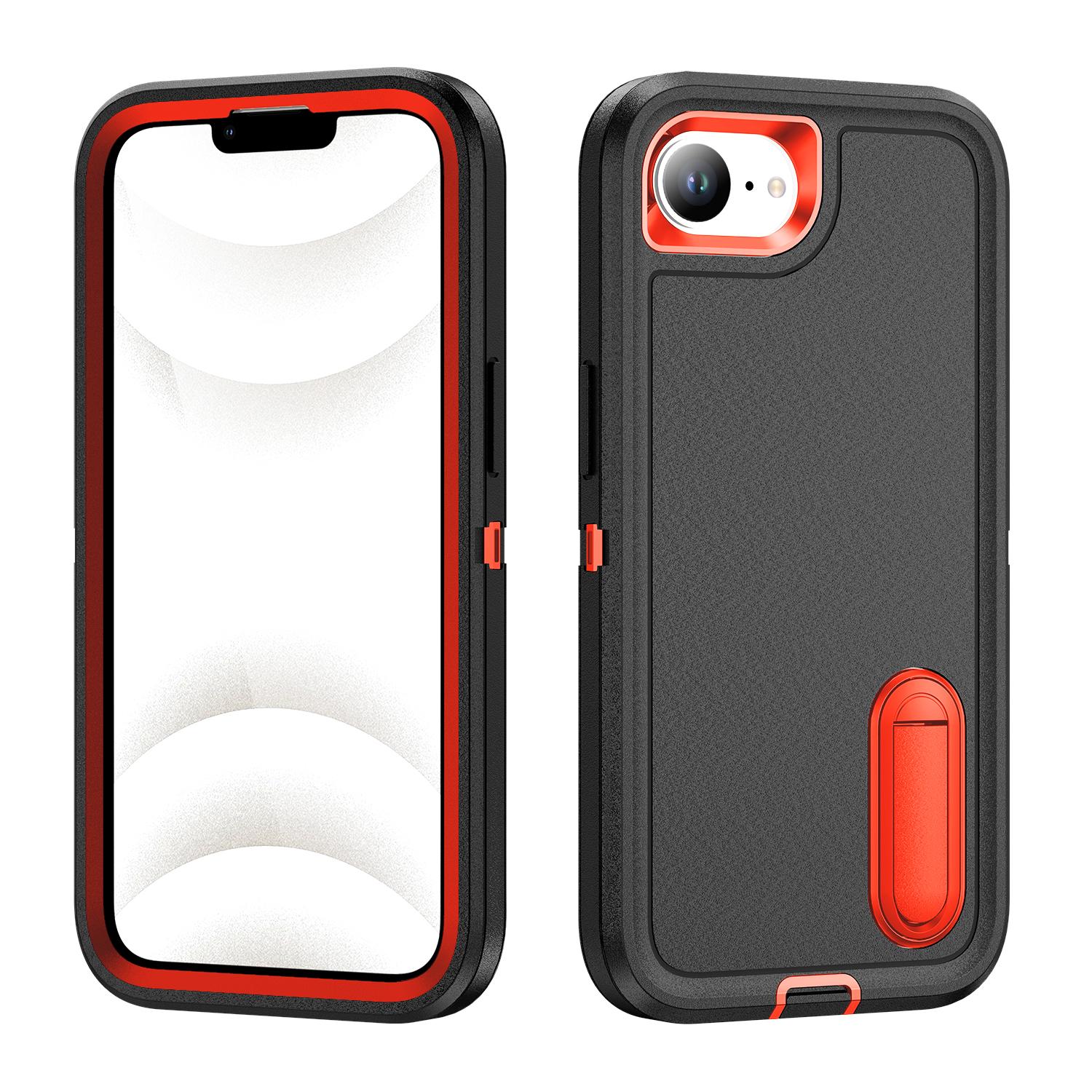 

Heavy Duty Shockproof Kickstand Case For iPhone 16 E 15 14 13 12 11 Pro XR X XS Max 7 8 6 Plus Matte Dual Layer Hard Back Cover For iPhone 12 Pro