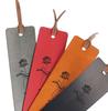 QIUHAN Retro Crazy Horse Pattern Tassel Leather Bookmarks Reading Travel Students Bookmark Office Welcome Gifts Office Workers
