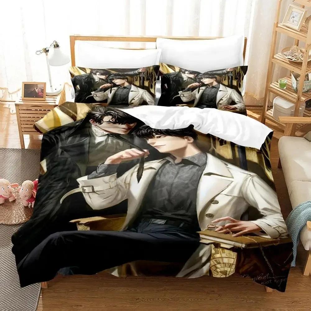 Anime Story Omniscient Reader's Viewpoint Bedding Set Single Twin Full Queen King Size Bed Set Adult Kid Bedroom Duvetcover Sets