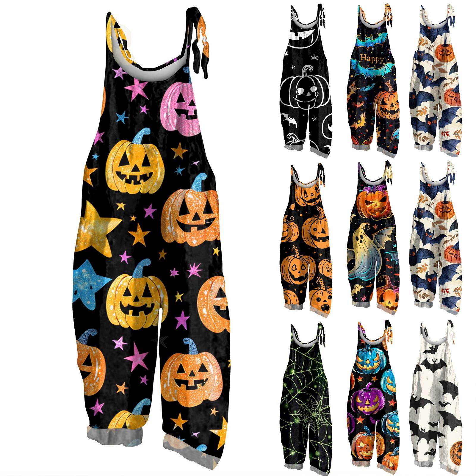 

Women s Jumpsuit Floral Printed Casual Loose Retro Shoulder Straps Cotton And Linen