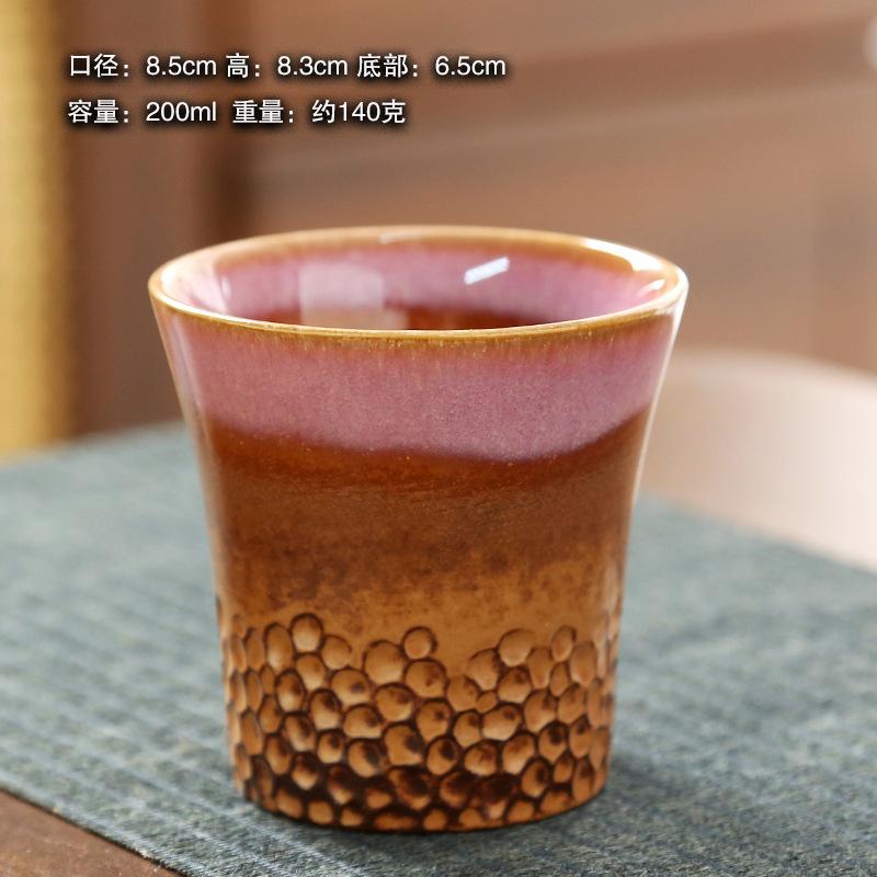 

Ceramic Coffee Cup Japanese Retro Creative Pottery Coffee Tea Cup Household Milk Mug for Home Bedroom Drinking Water Cups New 200ml