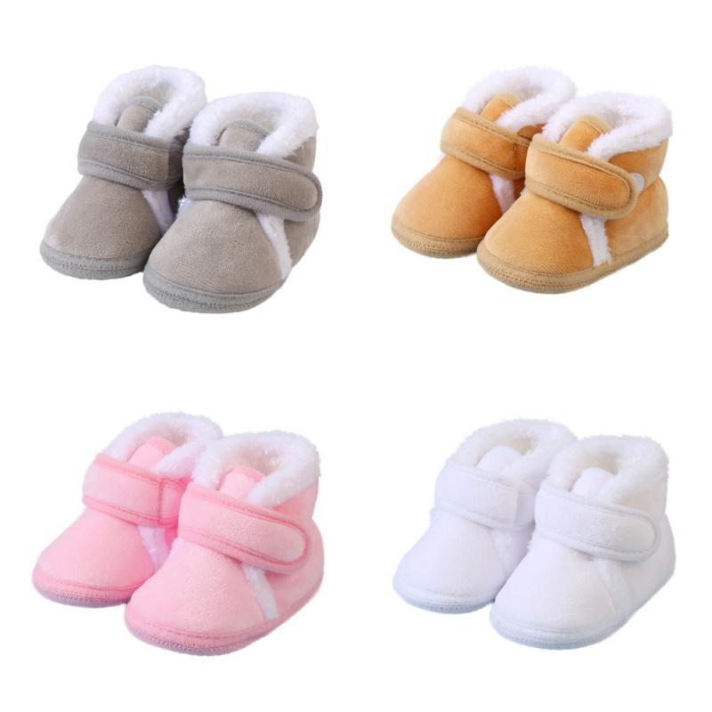 

Baby Cotton Shoes Winter Warm Infant Shoes Soft Soled Plush Baby Shoes 12