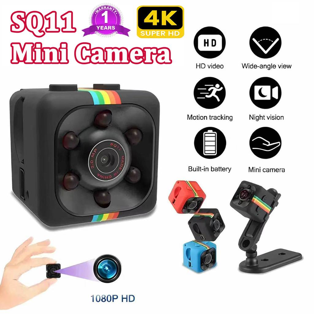 SQ11 Mini Camera 1080P Mini Night Vision Sports Camera Record Monitor Camcorders Video Protection Remote Surveillance Smart Home