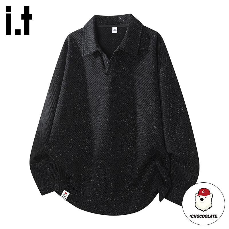 :CHOCOOLATEit Men's Trendy Stand Collar Pullover Sweatshirt
