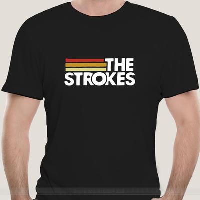 The Strokes Merch T Shirt the Strokes Band Music Music Rock Slow Killer the Move On Fashion Tsdhirt Men Cotton Brand Teeshirt