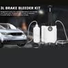 Automotive Brake Fluid Bleeder Manual Operate Oil Change Tool 3L 4 Adapters D7WD