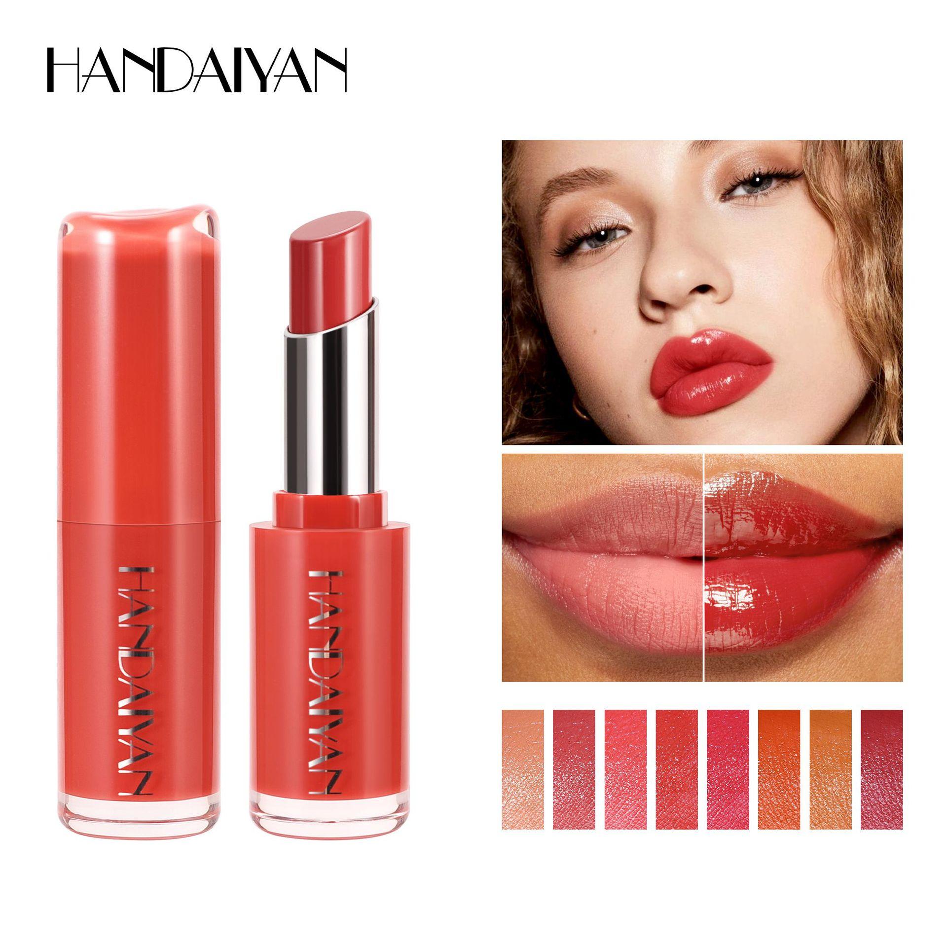

HANDAIYAN 8-color waterproof and moisturizing velvet lipstick to enhance complexion, naturally moisturizing lipstick in stock 3.2g