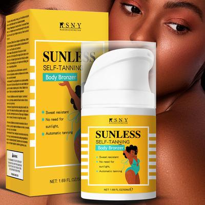 50ml Duckbill Bottle Sunless Tanning Cream Mooth Delicate Radiant and Translucent Rapid Absorption of Skin Retinol Anti Aging Serum