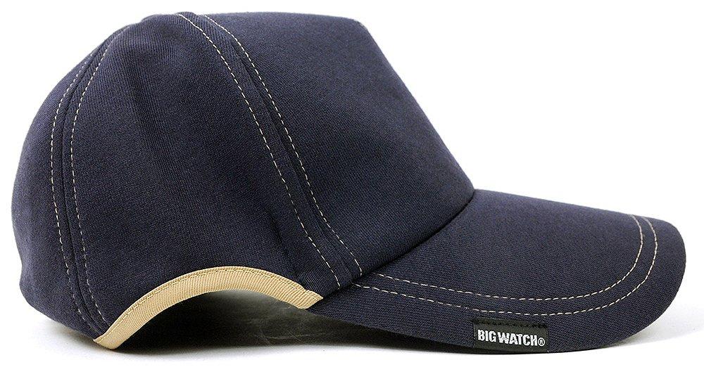 Hat Long Brim Round Sweat Cap Navy L XL [Big Watch] CPR-06N Men's