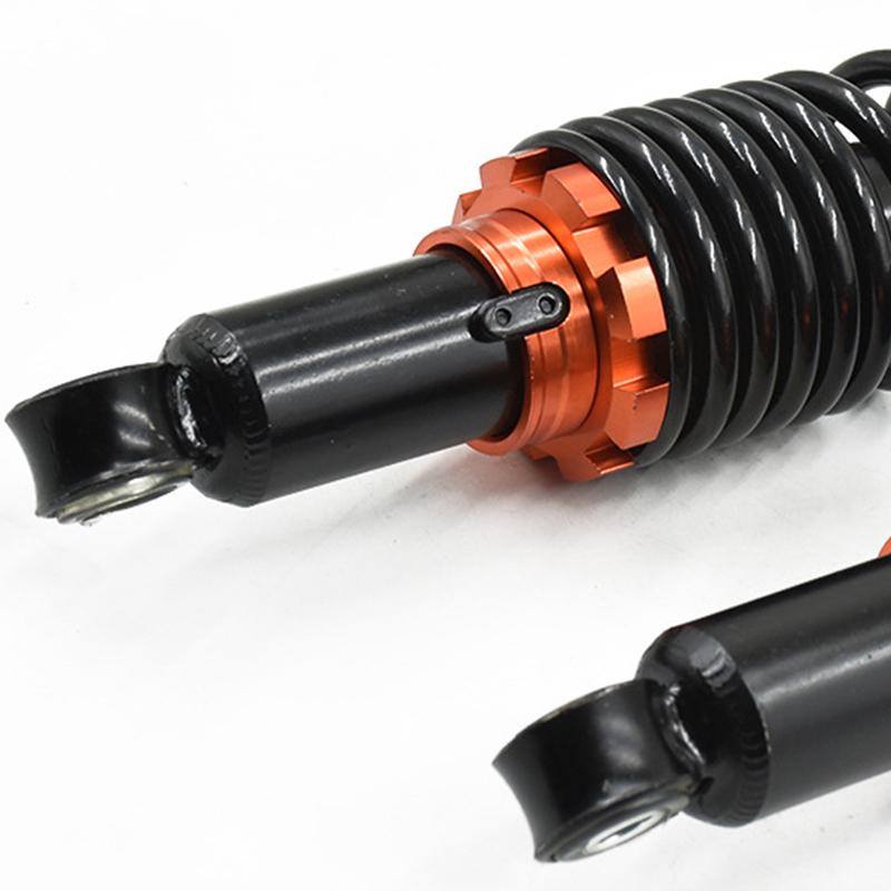 2pcs Motorcycle Rear Shock Absorber Universal Suspension Damper for Electric Motorbikes Scooters 25cm 9.84in