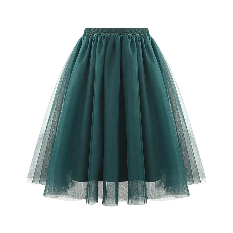Tutu Skirt  Women Skirt Retro Party Tulle Ballet Rockabilly Petticoat Underskirt Dance Dress Cosplay Mesh Skirt
