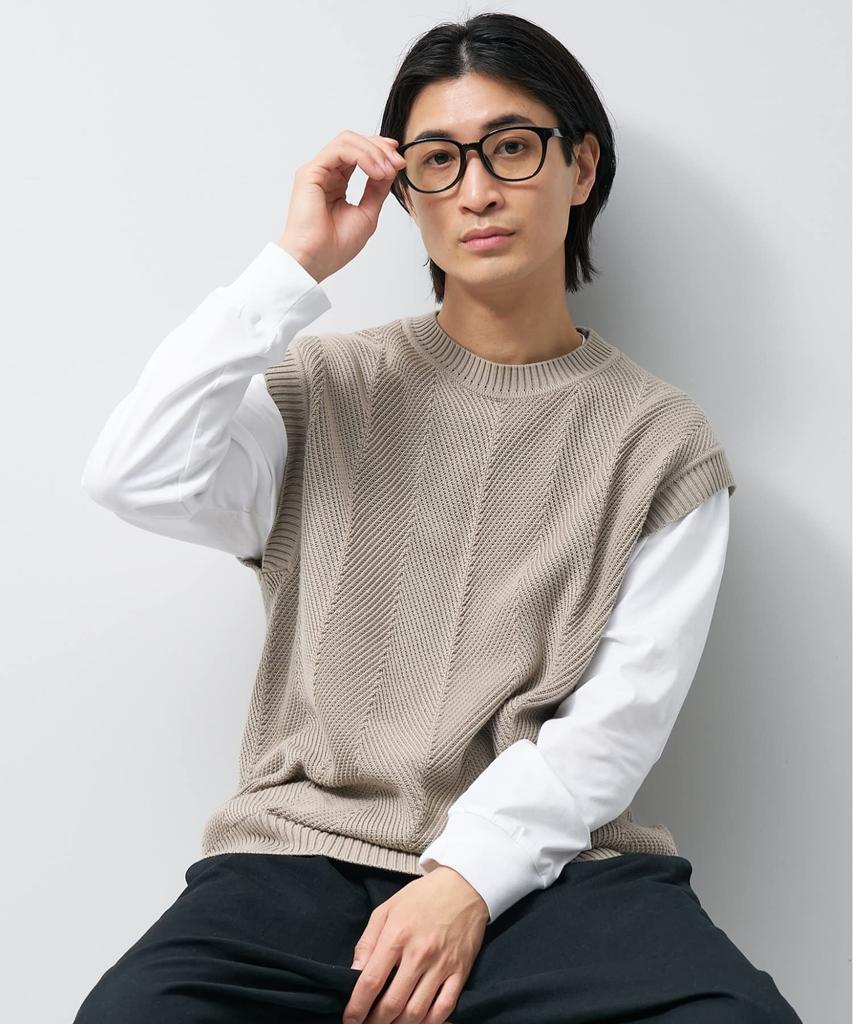 Wellington Type Clear Lens Sunglasses UV CLEAR SUNGLASSES UV Protection Transparent Lens UV Protection Men Women Stylish [Zoff] [WEB Exclusive]