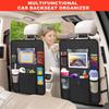 Car Seat Organizer, Oxford Cloth Backseat Storage Bag, Hanging Pouch, Multi-Pocket Car Organizer