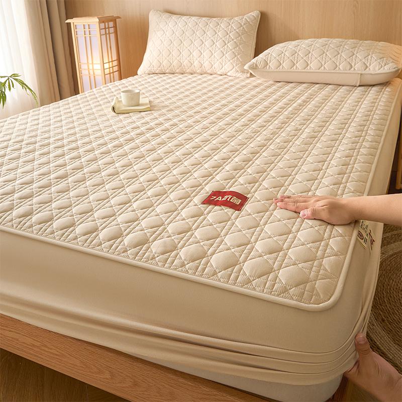 new class A waterproof, antibacterial, mite-resistant padded mattress, bed cover, four-season universal bed sheet cover