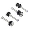 HDBUBALUS Motorcycle Sissy Bar Backrest Detachable Backrest Docking Hardware Mounting Screws for Harley Sportster 48/72 XL1200 XL883 2004-2024