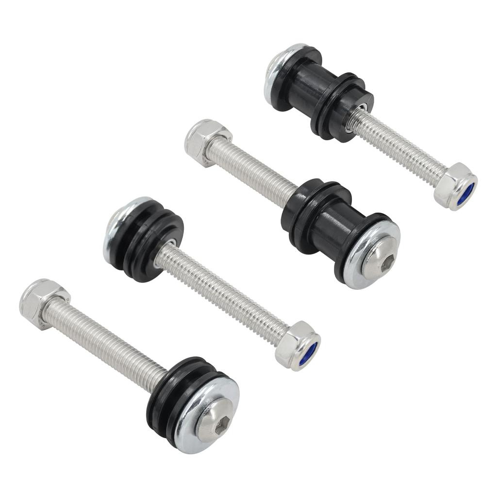 HDBUBALUS Motorcycle Sissy Bar Backrest Detachable Backrest Docking Hardware Mounting Screws for Harley Sportster 48/72 XL1200 XL883 2004-2024