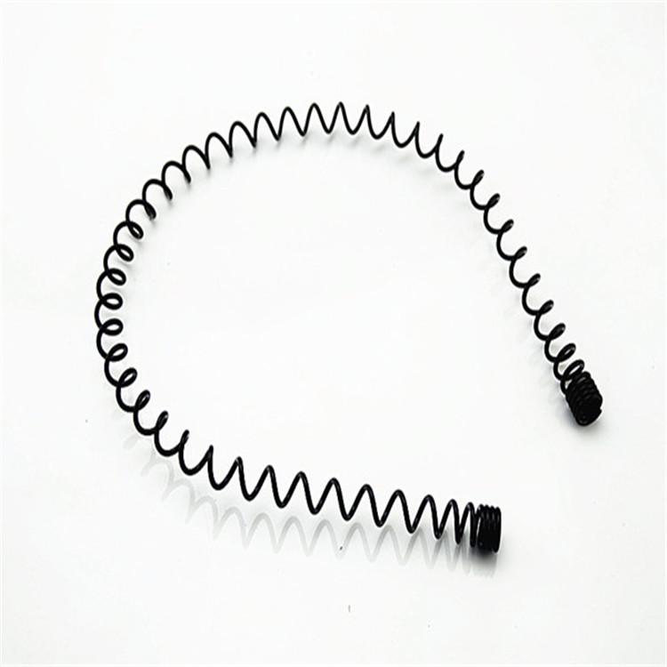 

Железный черный волнистый спиральный ободок для мужчин и женщин – Универсальный аксессуар для купания и умывания.