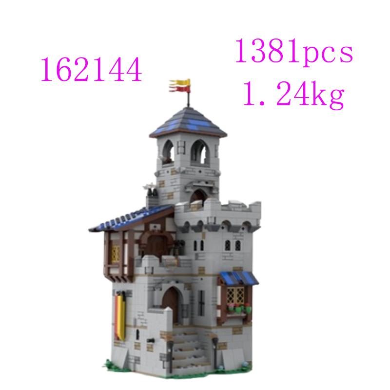 

Spot small particle assembly building blocks MOC-162144 1381pcs medieval castle fortress building educational toy building model PDF Guide by Email