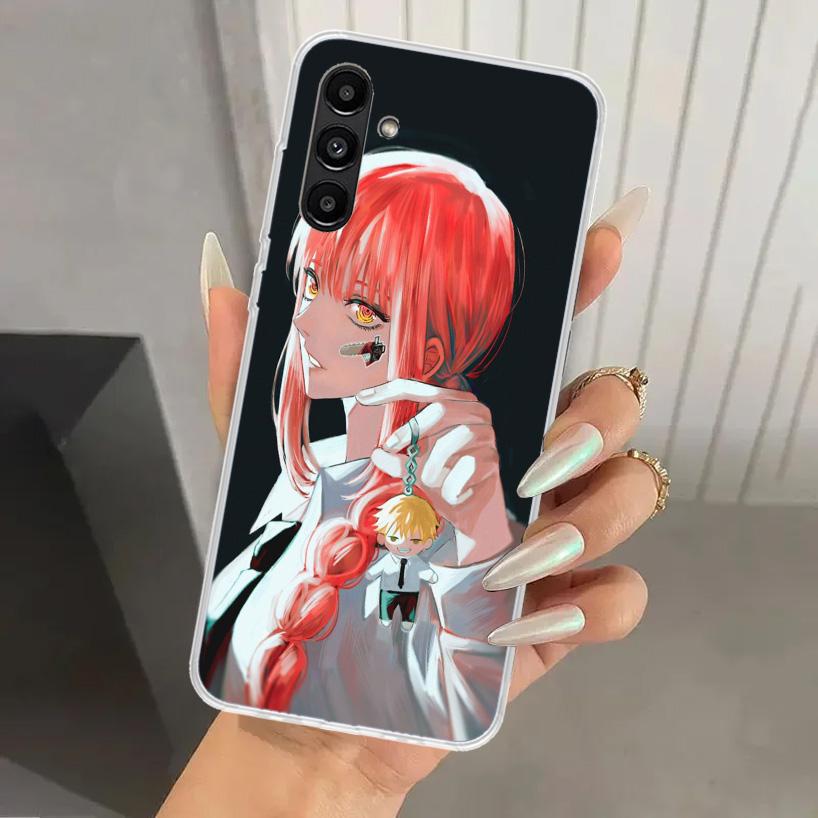 

Power Makima Chainsaws Phone Case for Samsung Galaxy A17 A16 A37 A26 A36 A57 A56 A15 A25 A35 A55 A14 A24 A34 A54 A13 A23 A33 A53 Samsung A23