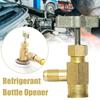 1/4 Thread Adapter R-134a Refrigerant Can Dispensing Bottle Tap Opener Valve Car Air Conditioner Auto Car Accessories