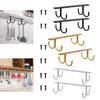 Hooks Towel Coffee Cup Mug Holder Hang Kitchen Under Shelf Rack Hook Display