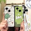 Waterproof Kickstand Phone Case For Tecno POP9 4G/Spark GO 1/KL4 Ring Silicone Wrist Strap Soft case Cute Phone Holder