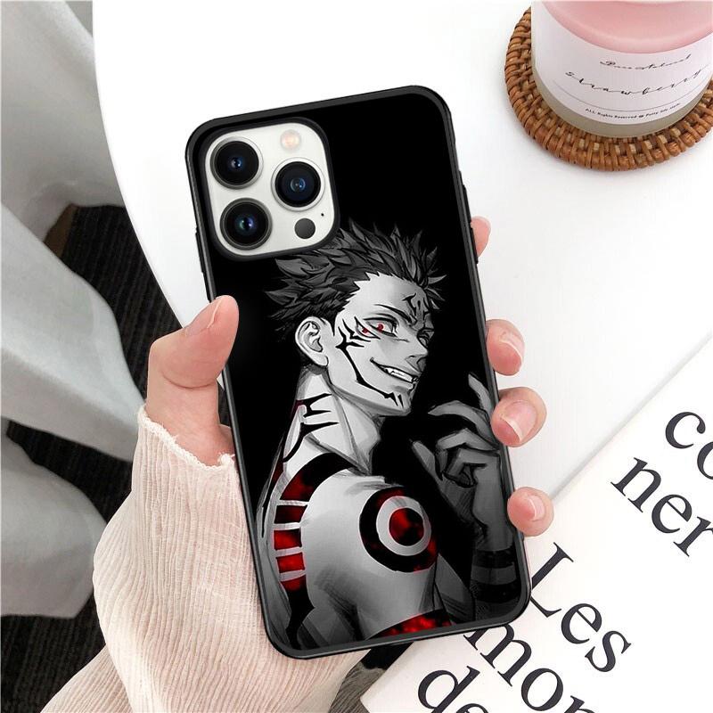 Anime Comic Dämon Titan Deku Telefon Fall für iPhone 14 13 12 11 Pro MAX X XS Max XR Mini SE 7 8 Plus Schwarz Funda Coque Fall