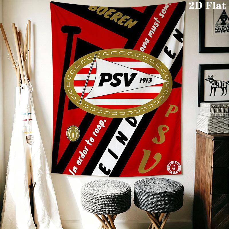 PSV Eindhoven Wall Hanging Printed Fabric Blanket Decorative Tapestries for Bedroom Living Room Home Decor