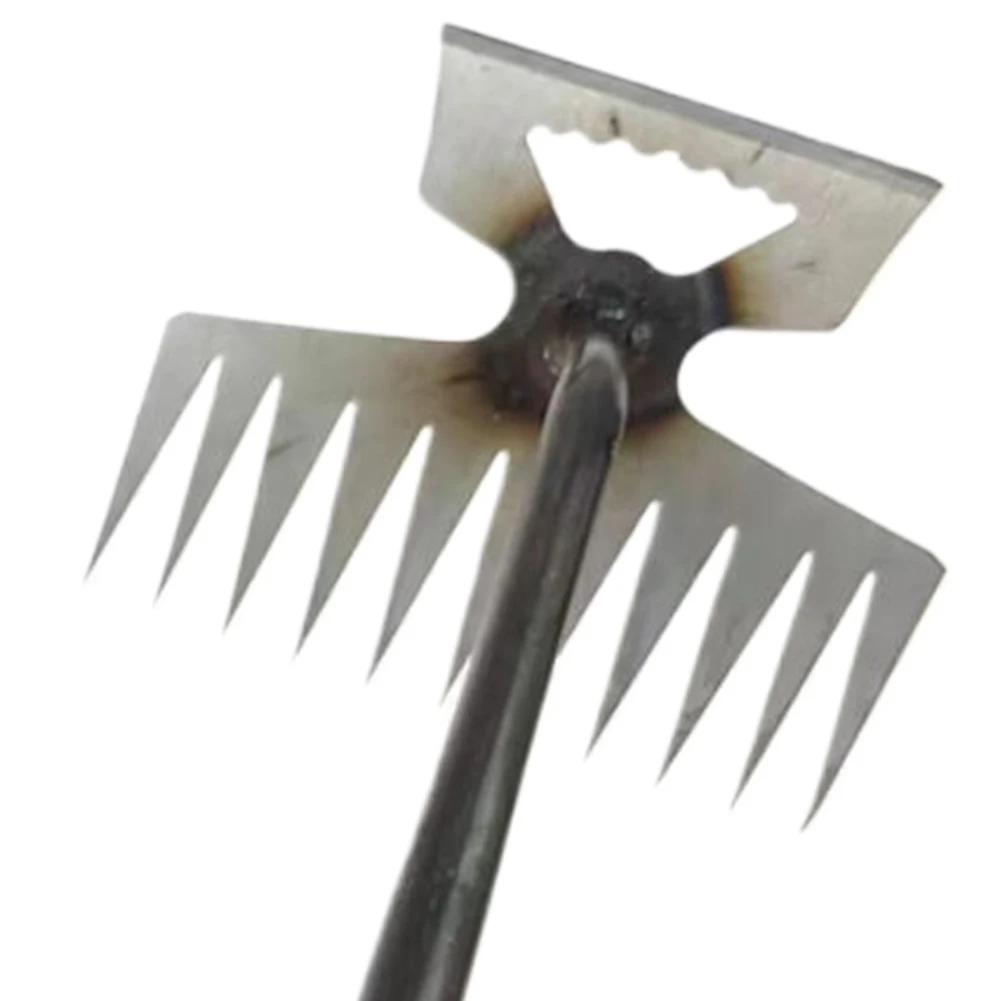 5/6/11 Tines Gardening Hand Weeder Tool Multifunctional Hand Weed Remover Uprooting Weeding Tool for Backyard Courtyard