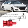 EBTOOLS Pour Turbo Voiture Pour Exhaust Turbo Whistle Turbo Sound Whistle Muffler Red, Turbo