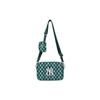 MLB Monogram Series Vintage Floral Print Letter Logo NY Yankees Polyester Tofu Bun Camera Bag Shoulder Crossbody Bag Unisex Bags 3ACRM012N-50GND