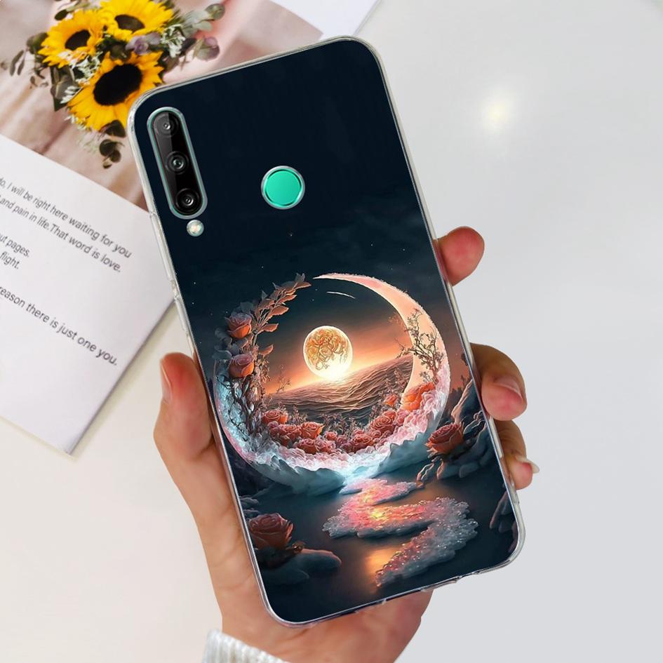 For Huawei Y7p 2020 Case Honor 9C Silicone Cover Fashion Butterfly Clear TPU Fundas For Huawei P40 Lite E ART-L28 ART-L29 Bumper