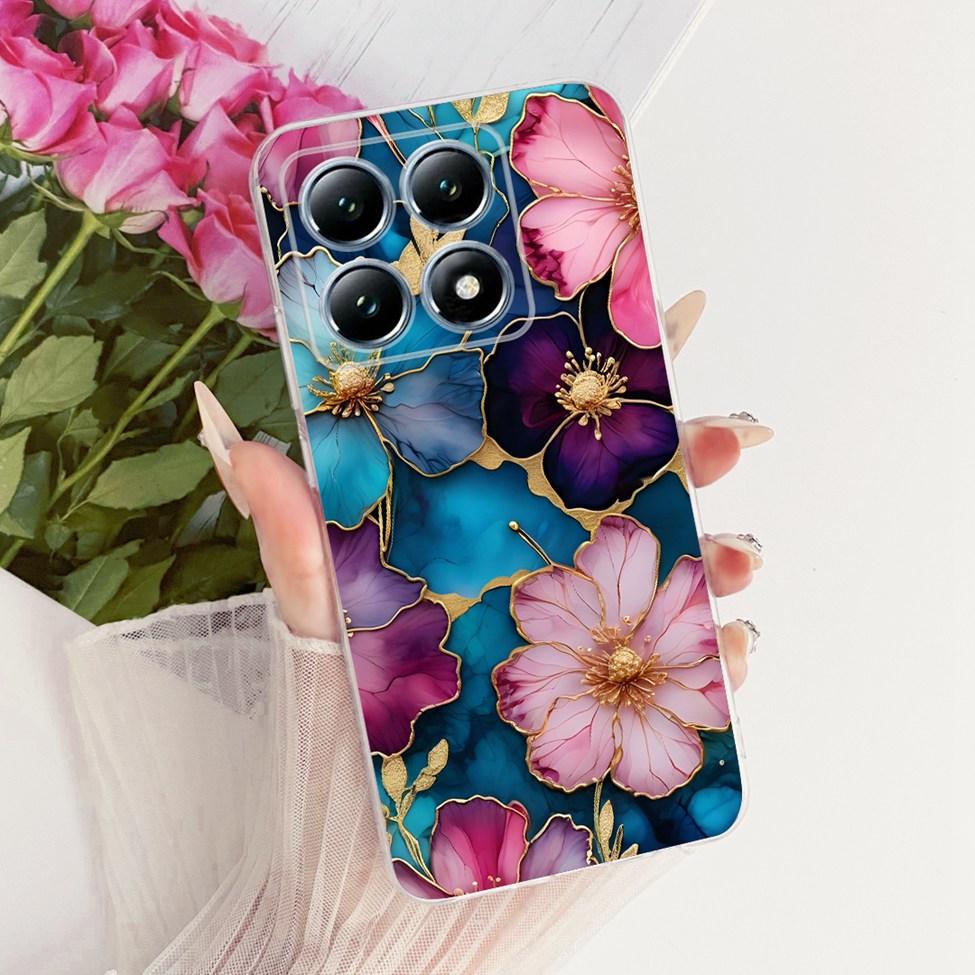 Transparent Casing For Xiaomi 14T Pro Case Cute Cat Luxury Fashion Butterfly Funny Cool Painted Cover 2407FPN8EG