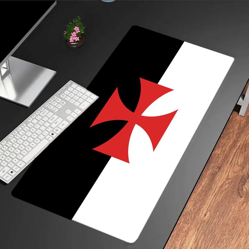Red Cross CR Flamengo mouse pad, rubber base, esports desk mat, mouse pad for gamers and office use, gaming desk , easy to clean mat