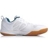 Li Ning Ace Mesh Cushioning Breathable Moisture Wicking Abrasion Resistant Support Low top Badminton Shoes Men's White AYTQ027-1