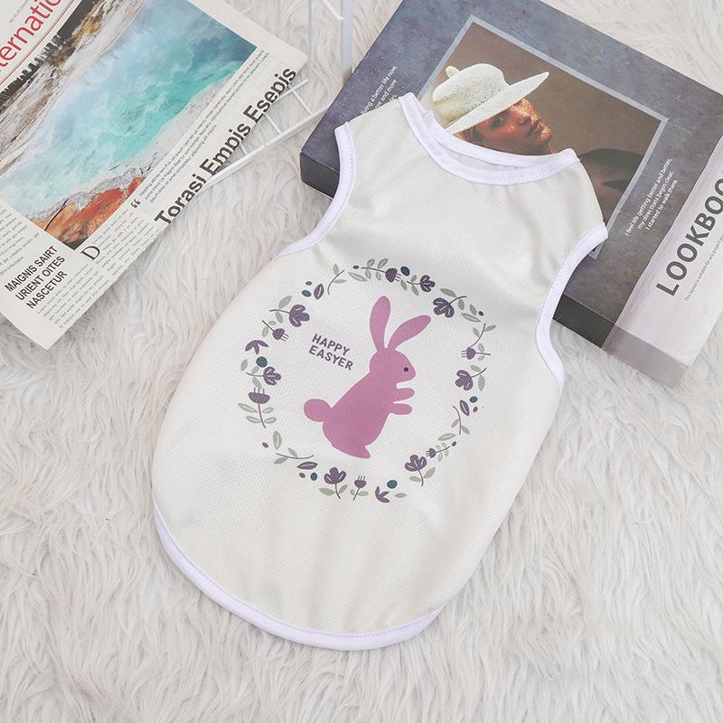 

Европа и США, пасхальное лето, дышащая удобная одежда для собак без рукавов для щенков