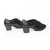 Black Shiny Oxford Cloth Latin Dance Shoes Soft Soled Women's Modern Jazz Shoes Teacher Shoes Square Dance