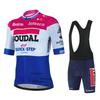 Soudal Quick Step sada cyklistického dresu léto belgické kolo prodyšné muži oblečení na horské kolo Maillot ropa ciclismo uniforma