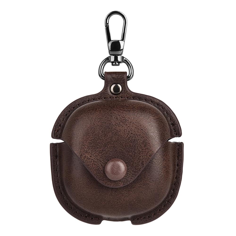 For Samsung Galaxy Buds Core Earphone Case Business Leather + PC Protective Cover