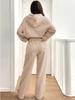 2-Piece Women's Casual Warm Lined Hoodie & Pants Set - Autumn/Winter Sportswear