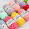 5-Strand Combed Milk Cotton Yarn for DIY Knitting - Baby Blankets, Doll, Scarf Material.