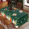 Christmas Snowflake Plastic Tablecloth Merry Christmas Decorations for Home 2025 Navidad Natal Xmas Table Ornament New Year 2026
