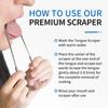 Stainless Steel 304 Material U-Shaped Metal Tongue Scraper For Fresh Breath Cleaning, Tongue Scraper, Tongue Brush, Oral Care