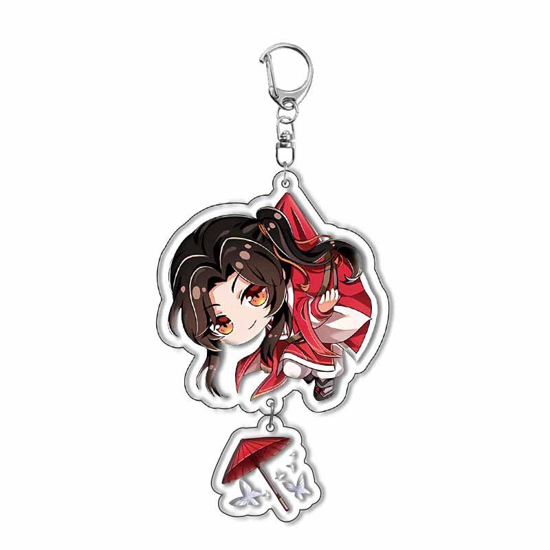 Anime Mo Dao Zu Shi Tian Guan Ci Fu Heaven Official's Blessing Hua Cheng Xie Lian Cosplay Keychain Acrylic Keyring Accessories