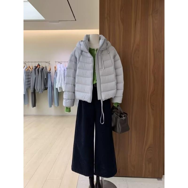YA ribs down jacket women, thickened warm puff bread jacket
