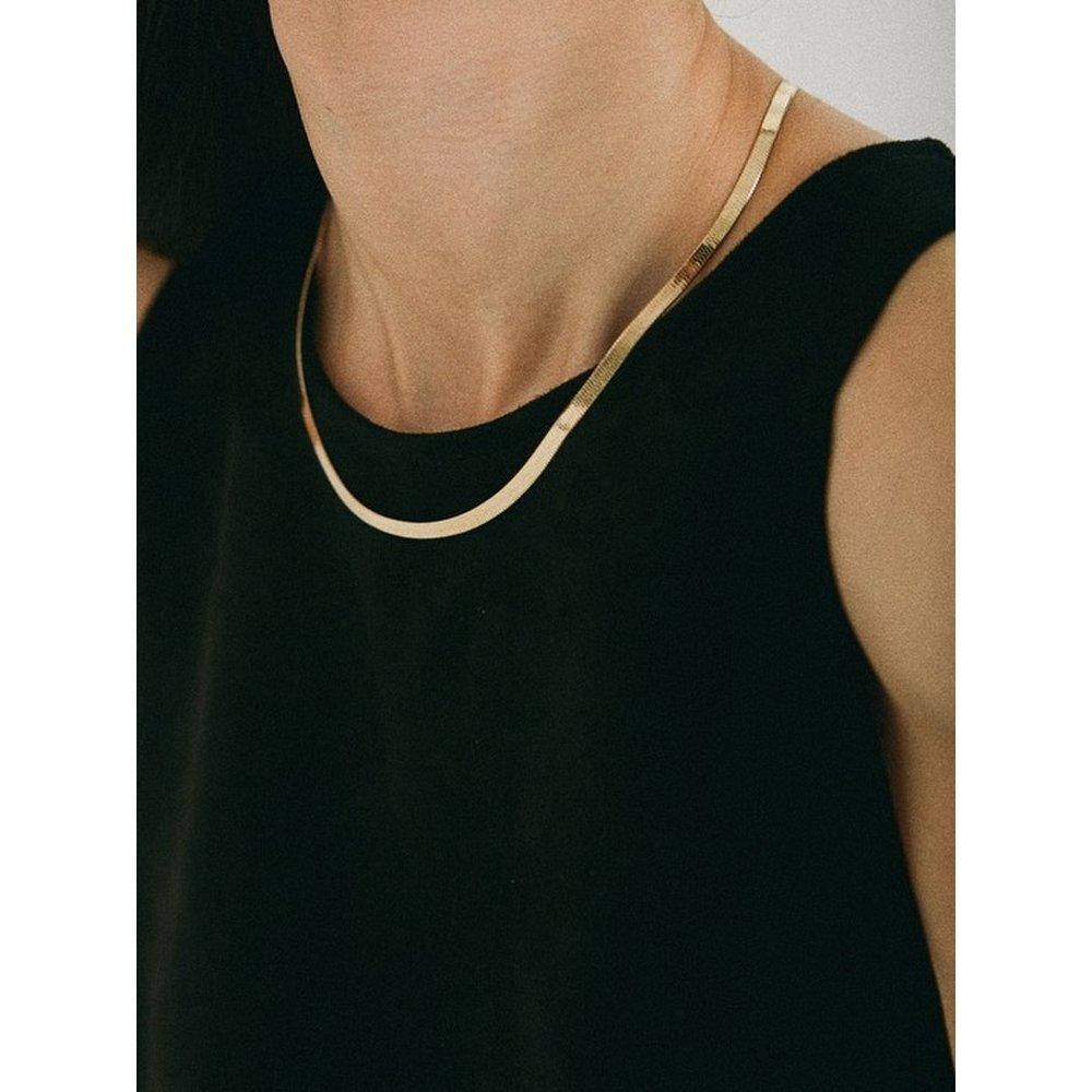 Fettuccine Necklace - Gold