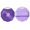 Polygon Silicone Bath Brushes Storage Hanging Drainage Body Exfoliating Skin Scrubber Easy To Clean
