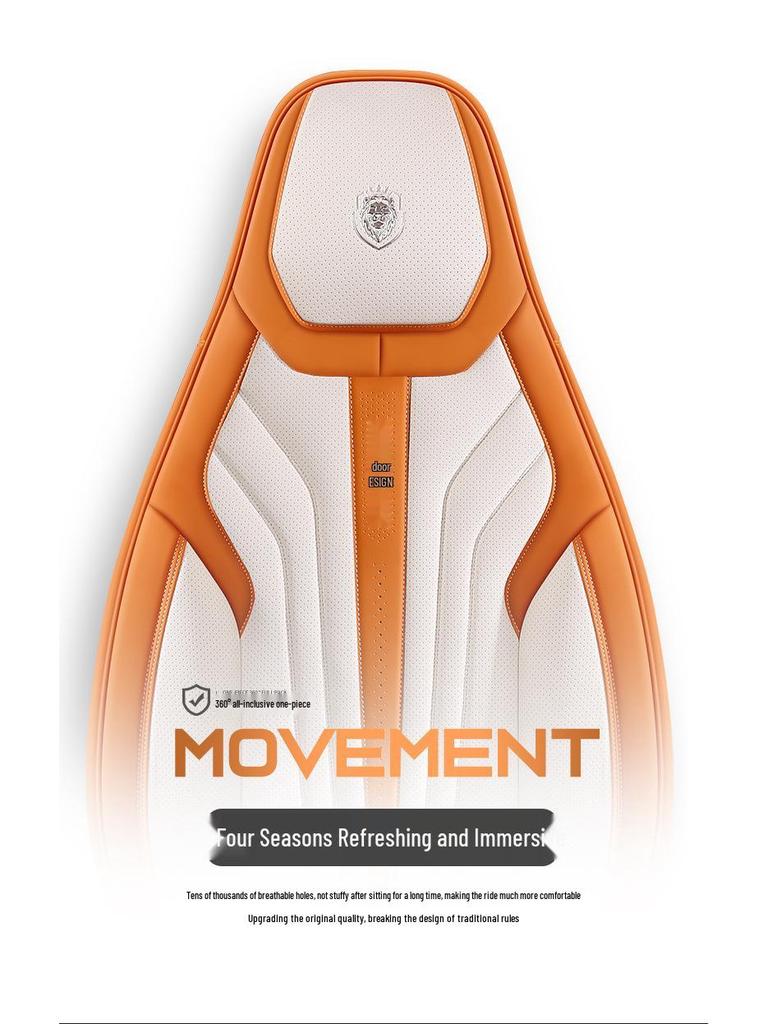 Leather Headrest Car Seat Cushion for BYD Dolphin, Song, Qin Plus DMi Pro EV - Universal Fit