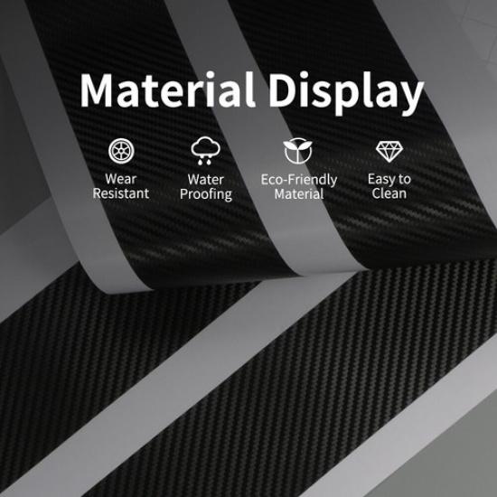 4x For GMC Sierra 1500 Cab Red Letter Door Sill Cover Threshold Steps Protector